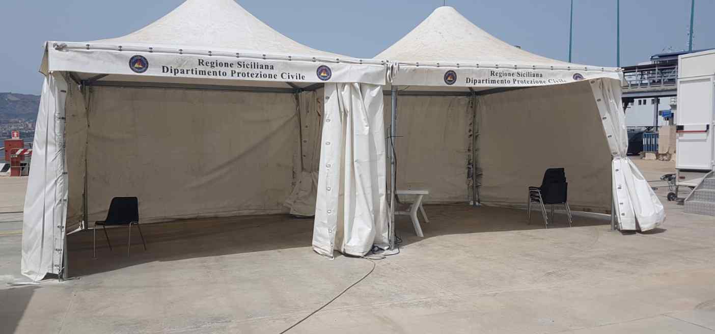 Messina Stazione Marittima tamponi rapidi per i viaggiatori 
