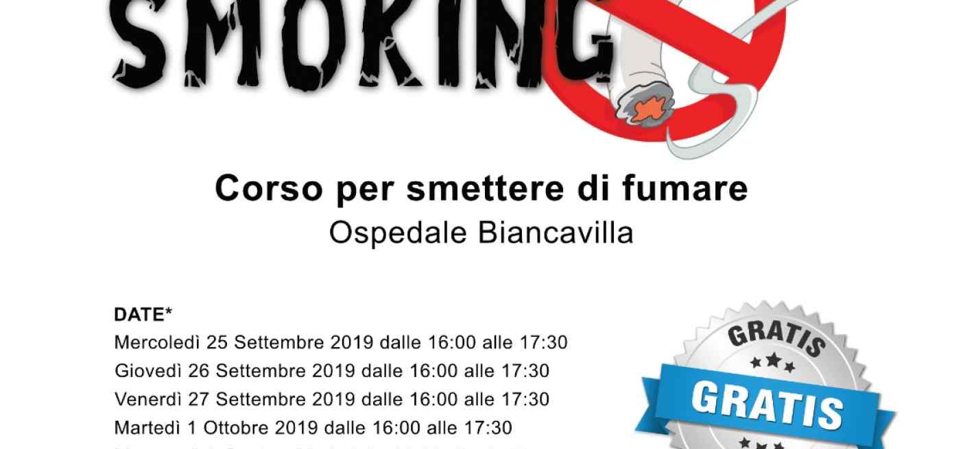 ASP Catania - biancavilla. corso per smettere di fumare. terza edizione