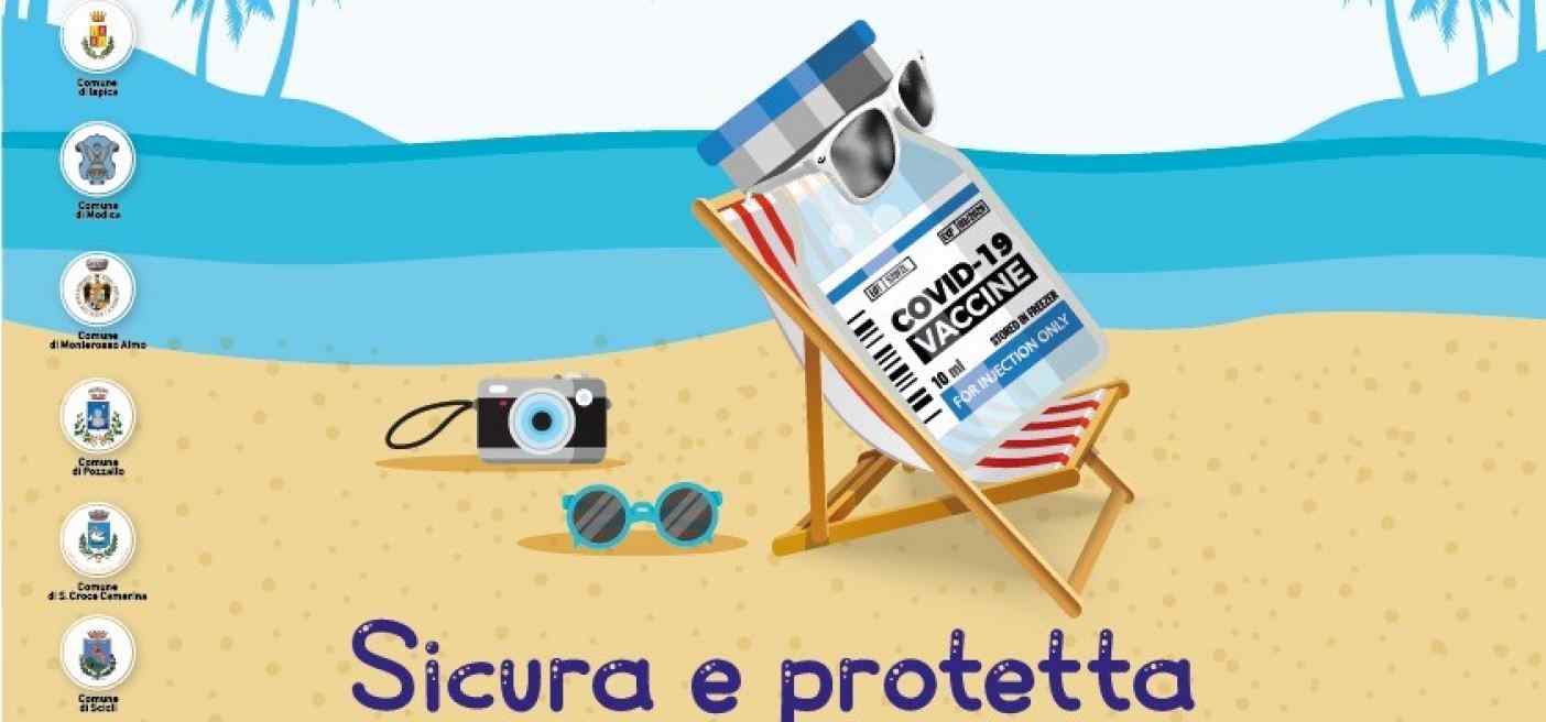 ASP di Ragusa vaccini on the beach