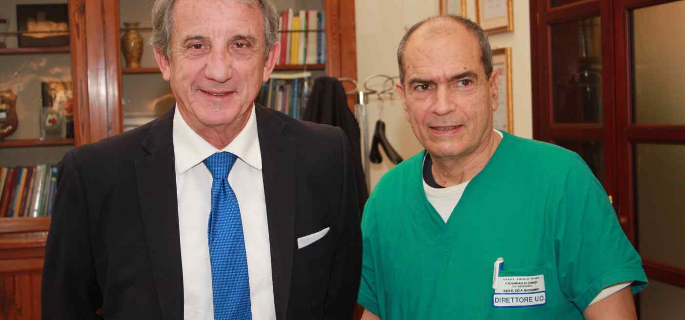 complesso intervento di chirurgia vertebrale  Al Garibaldi