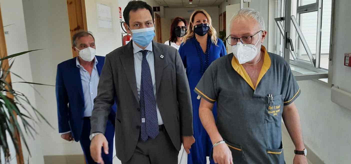 Razza visita ospedale Ribera